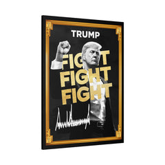 Trum Meme Fight Fight Fight Canvas The Only Official President Crypto Coin