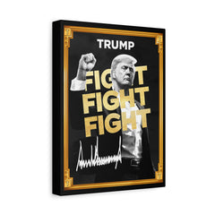 Trum Meme Fight Fight Fight Canvas The Only Official President Crypto Coin