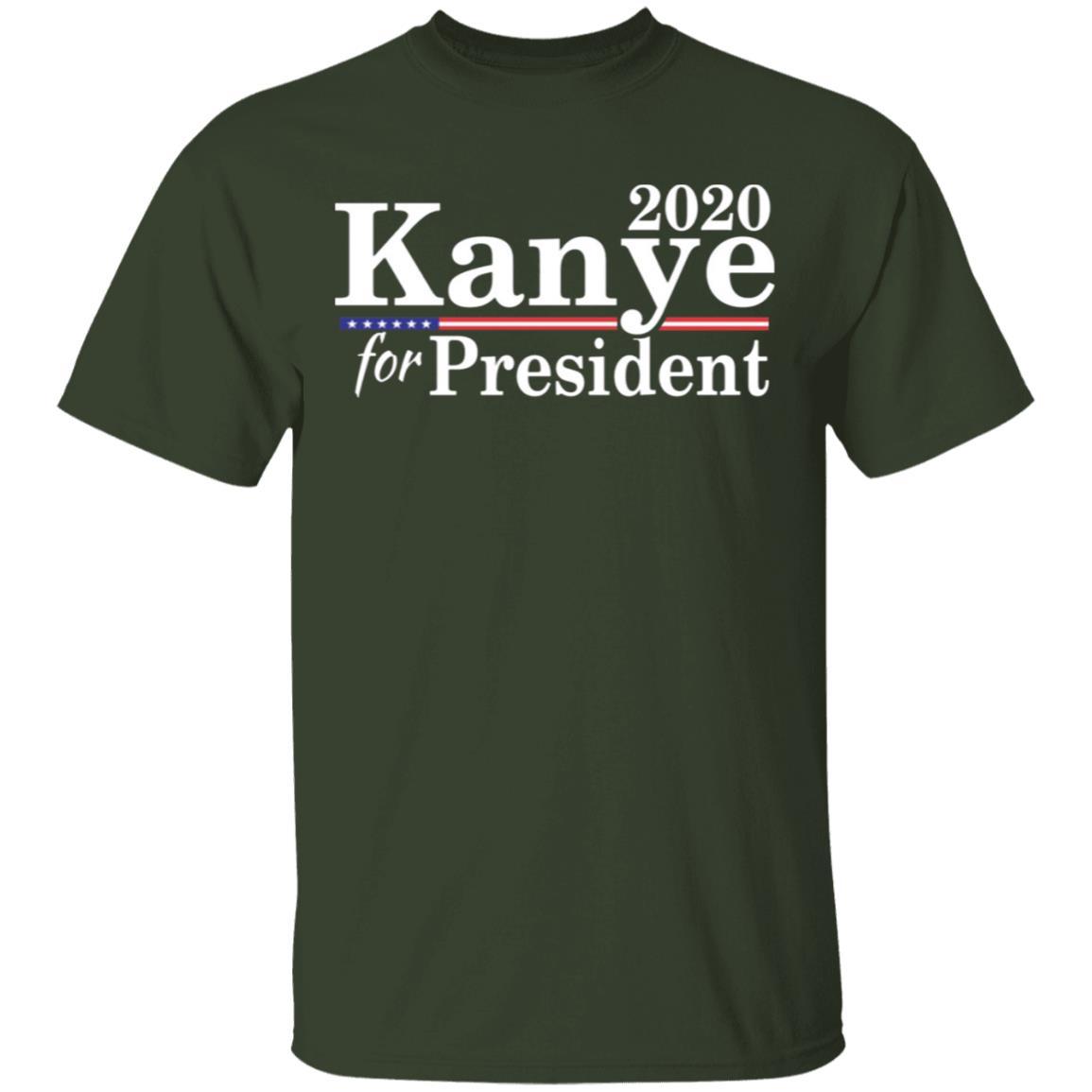 2020 Kanye For President Shirt - Forest - NINONINE