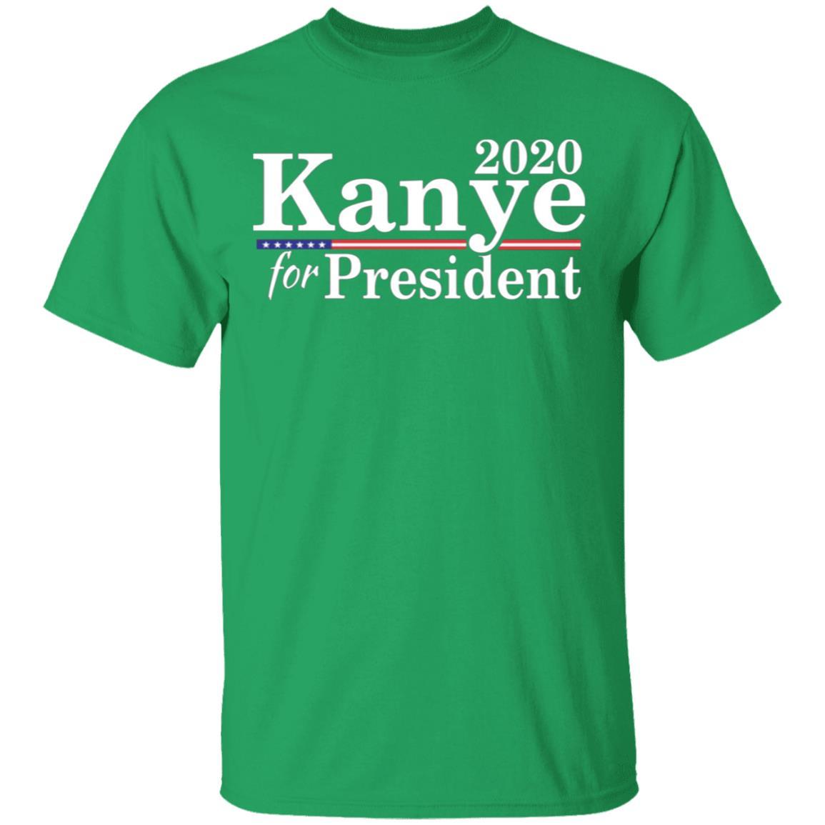 2020 Kanye For President Shirt - Irish Green - NINONINE