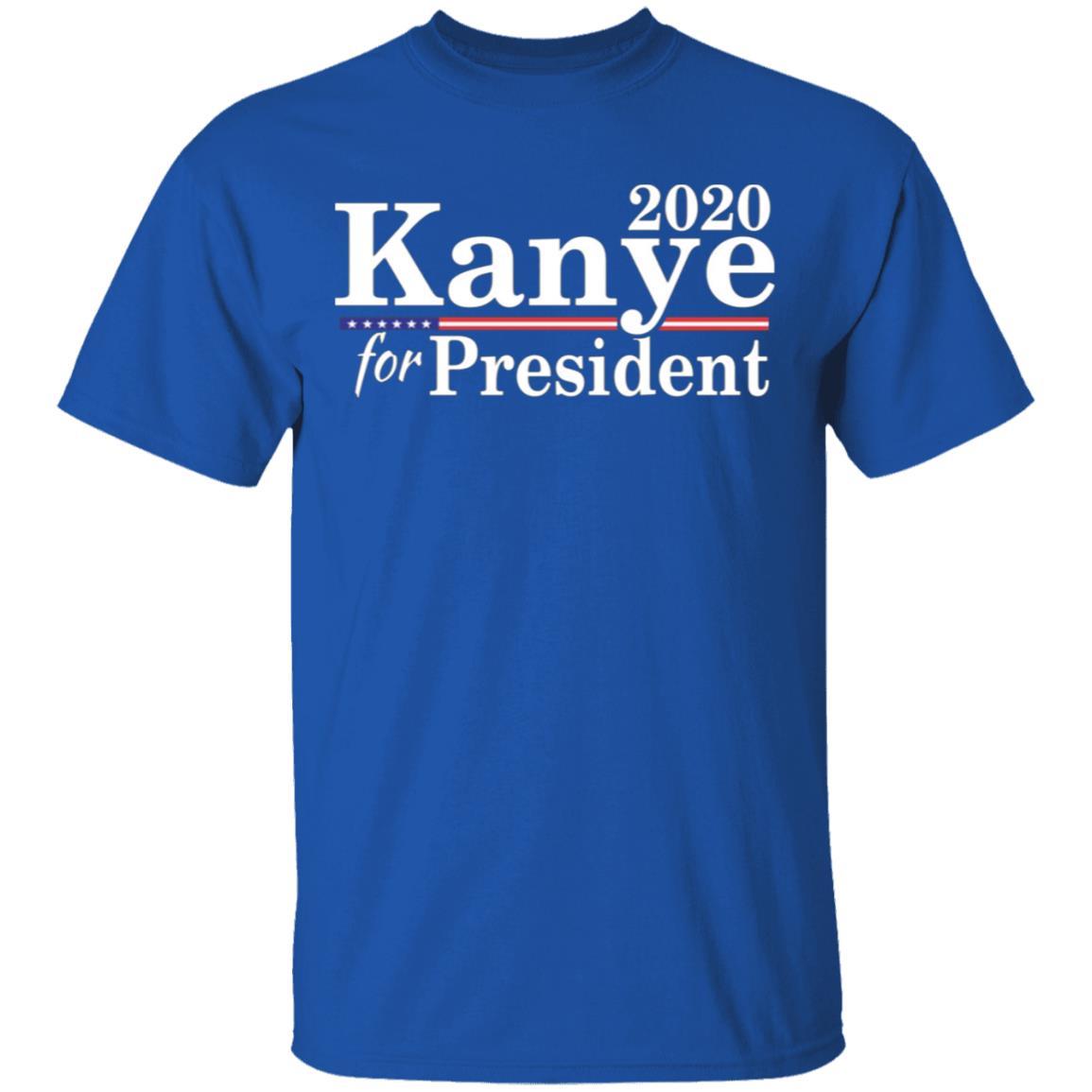 2020 Kanye For President Shirt - Royal - NINONINE