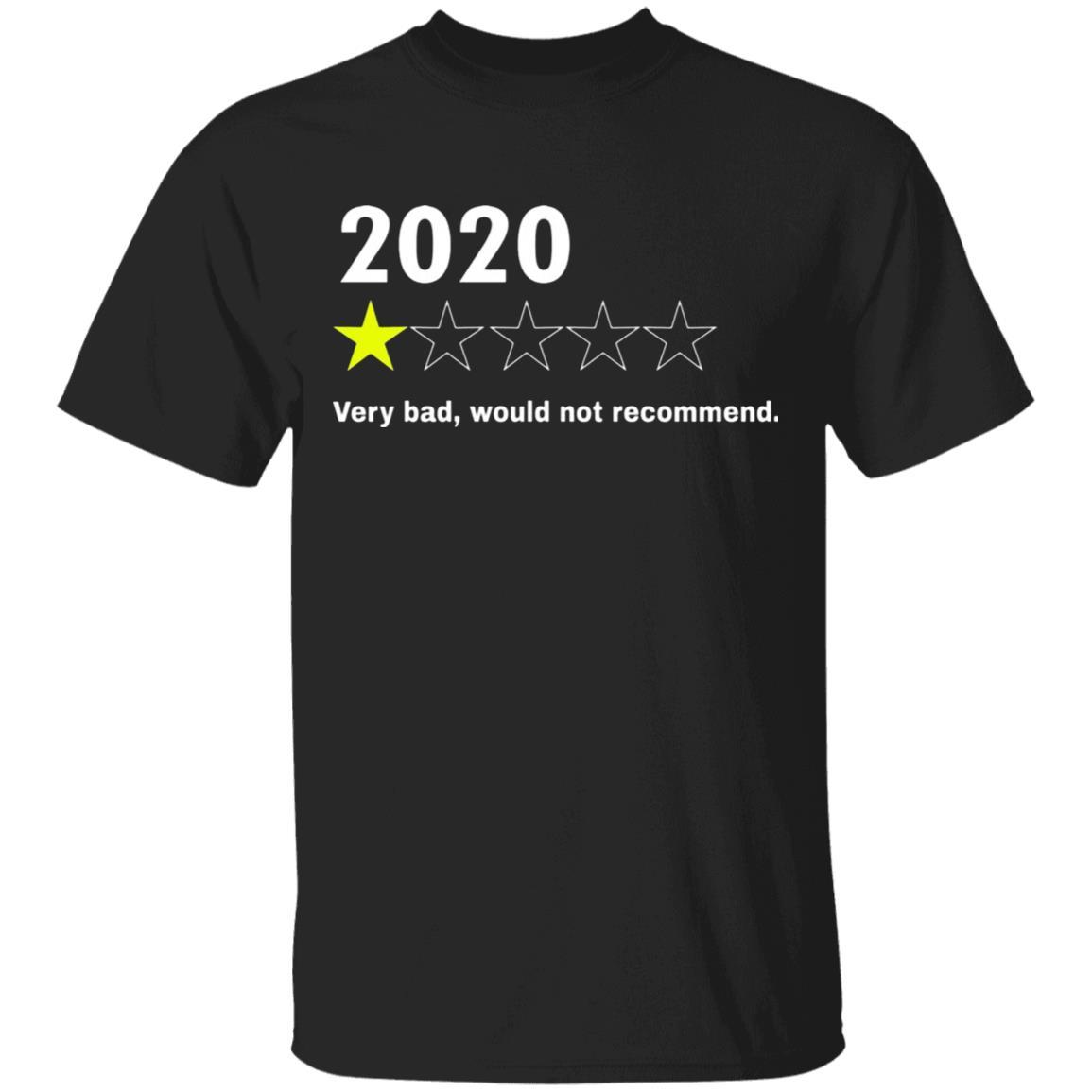 2020 Would Not Recommend Shirt - Black - NINONINE