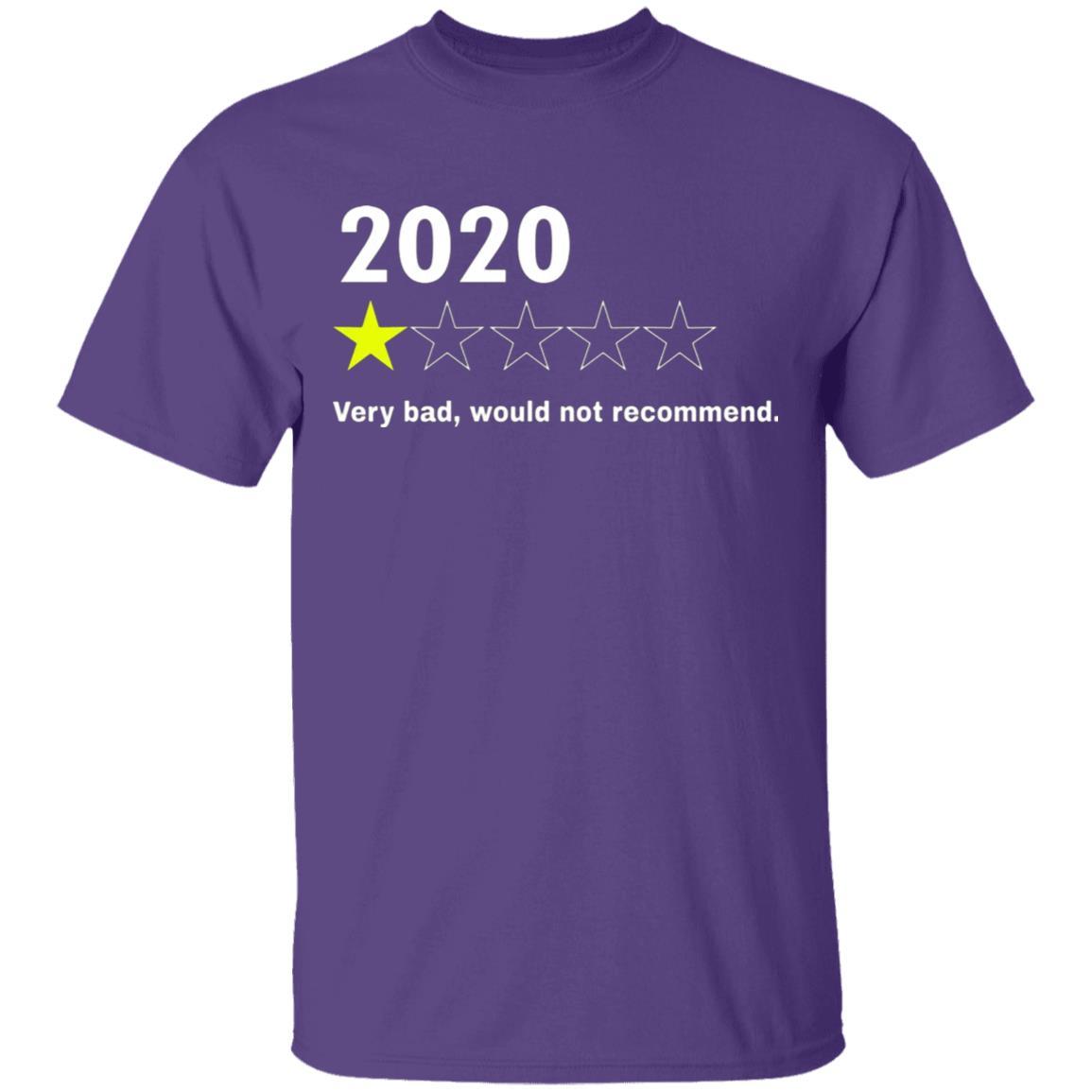 2020 Would Not Recommend Shirt - Purple - NINONINE