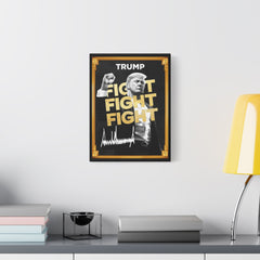 Trum Meme Fight Fight Fight Canvas The Only Official President Crypto Coin