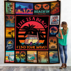 Beach Fleece Blanket JN261 73O36