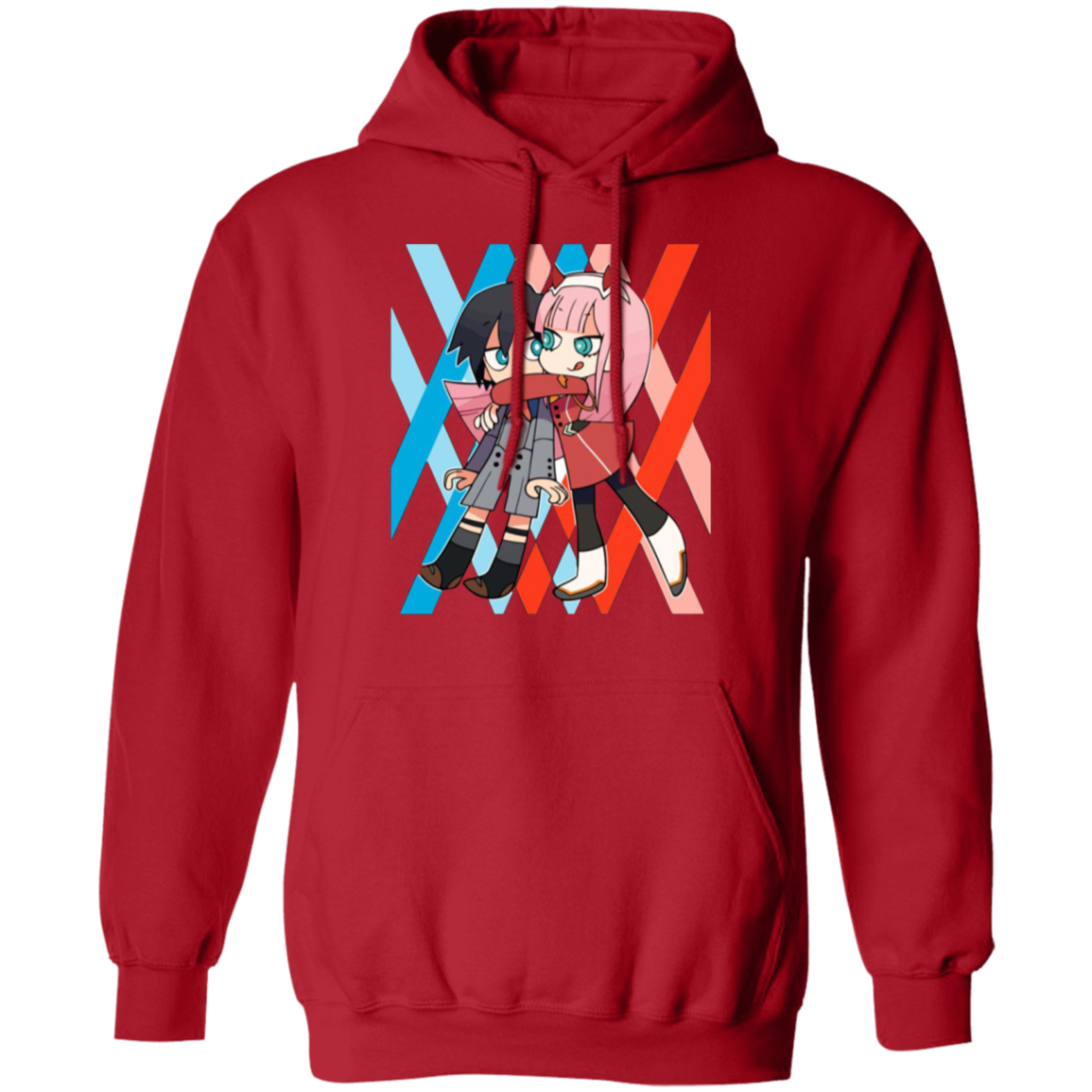 Darling In The Franxx Hoodie - Red - Worldwide Shipping - NINONINE