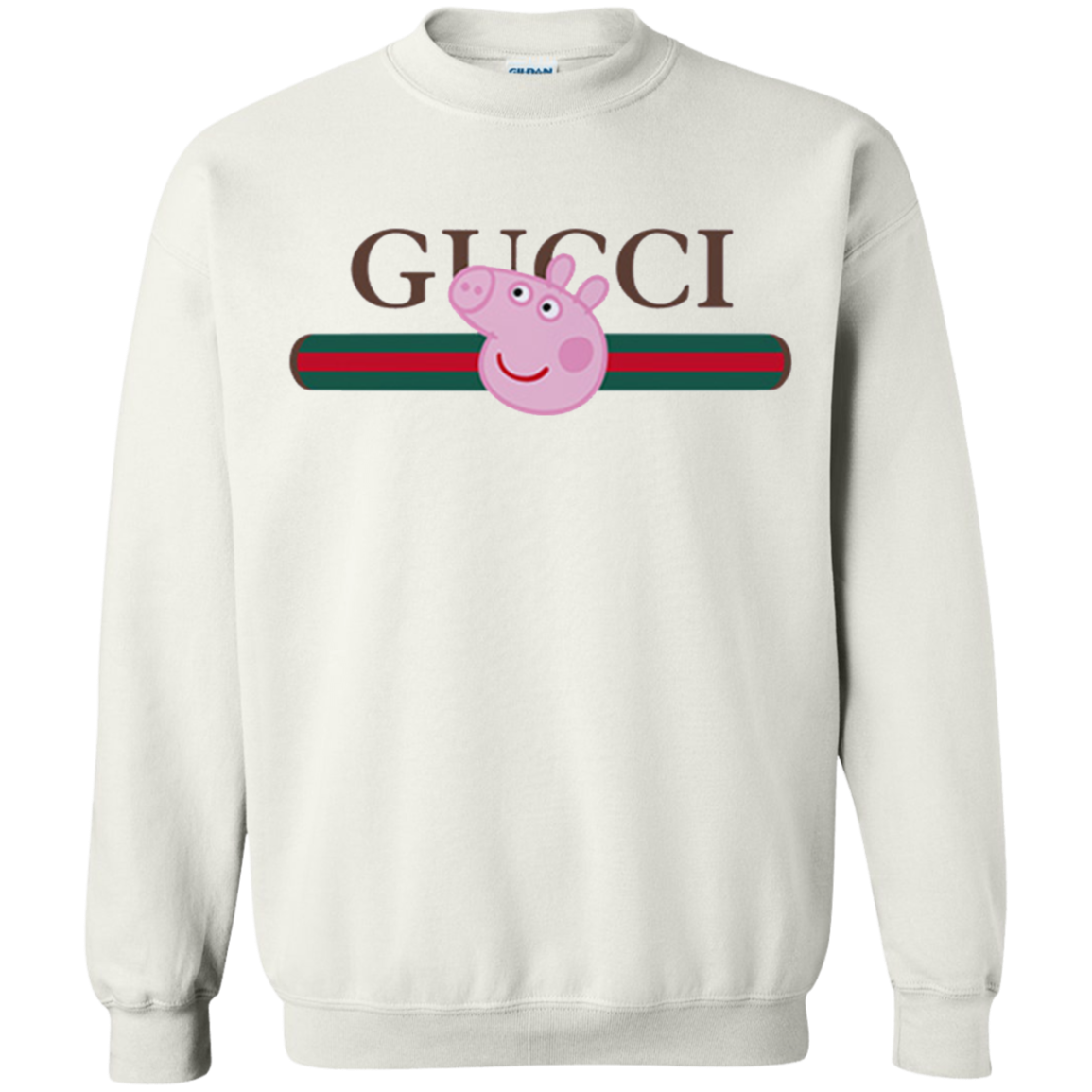 Peppa Pig Gucci Sweater Sweatshirt White - NINONINE