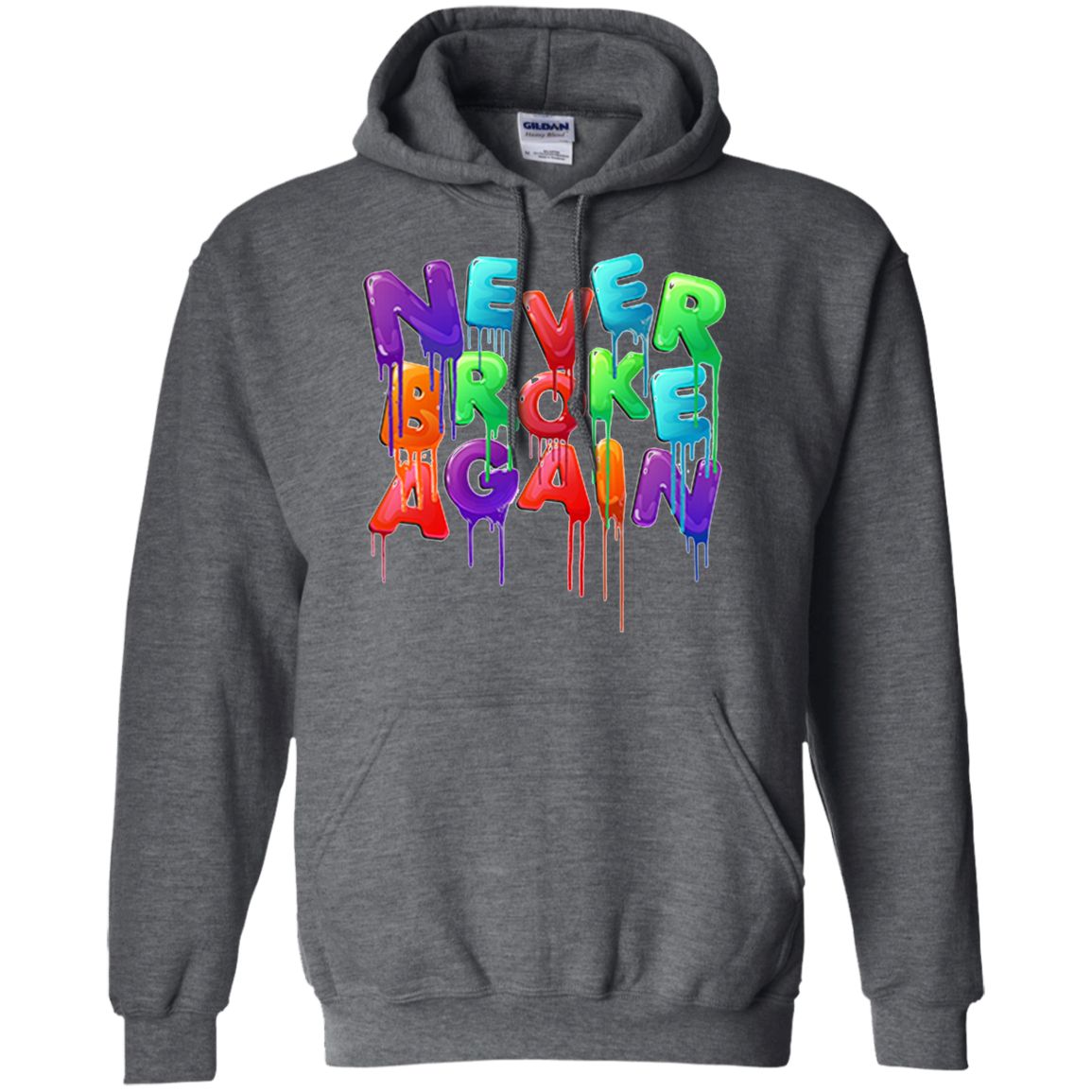 Never Broke Again Hoodie Colorful - NINONINE