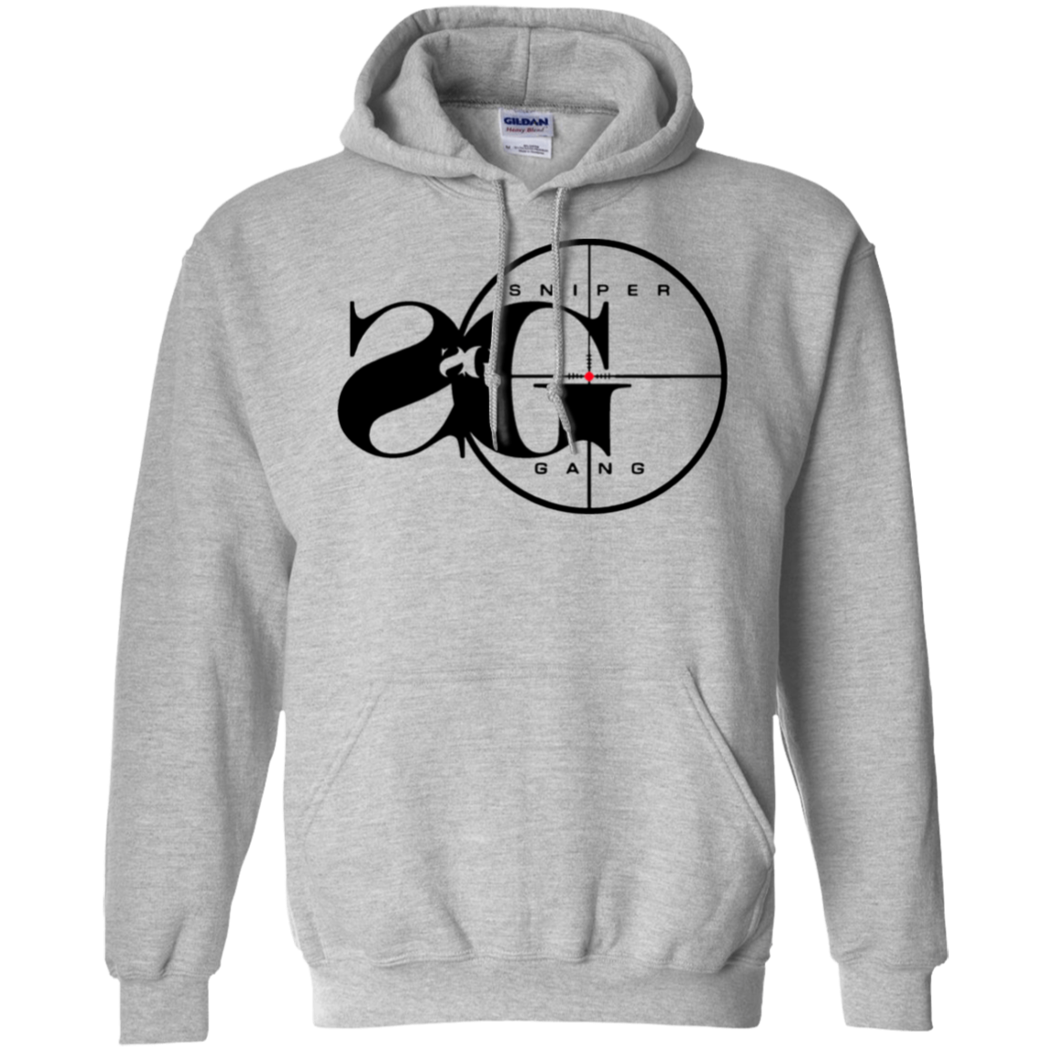 Sniper Gang Hoodie Light - Sport Grey - Shipping Worldwide - NINONINE