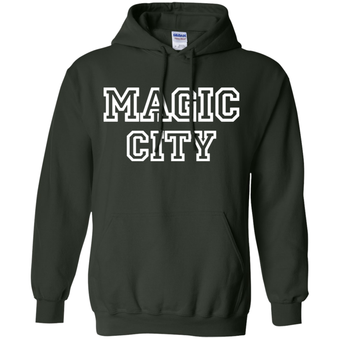 Magic City Hoodie - Forest Green - Shipping Worldwide - NINONINE