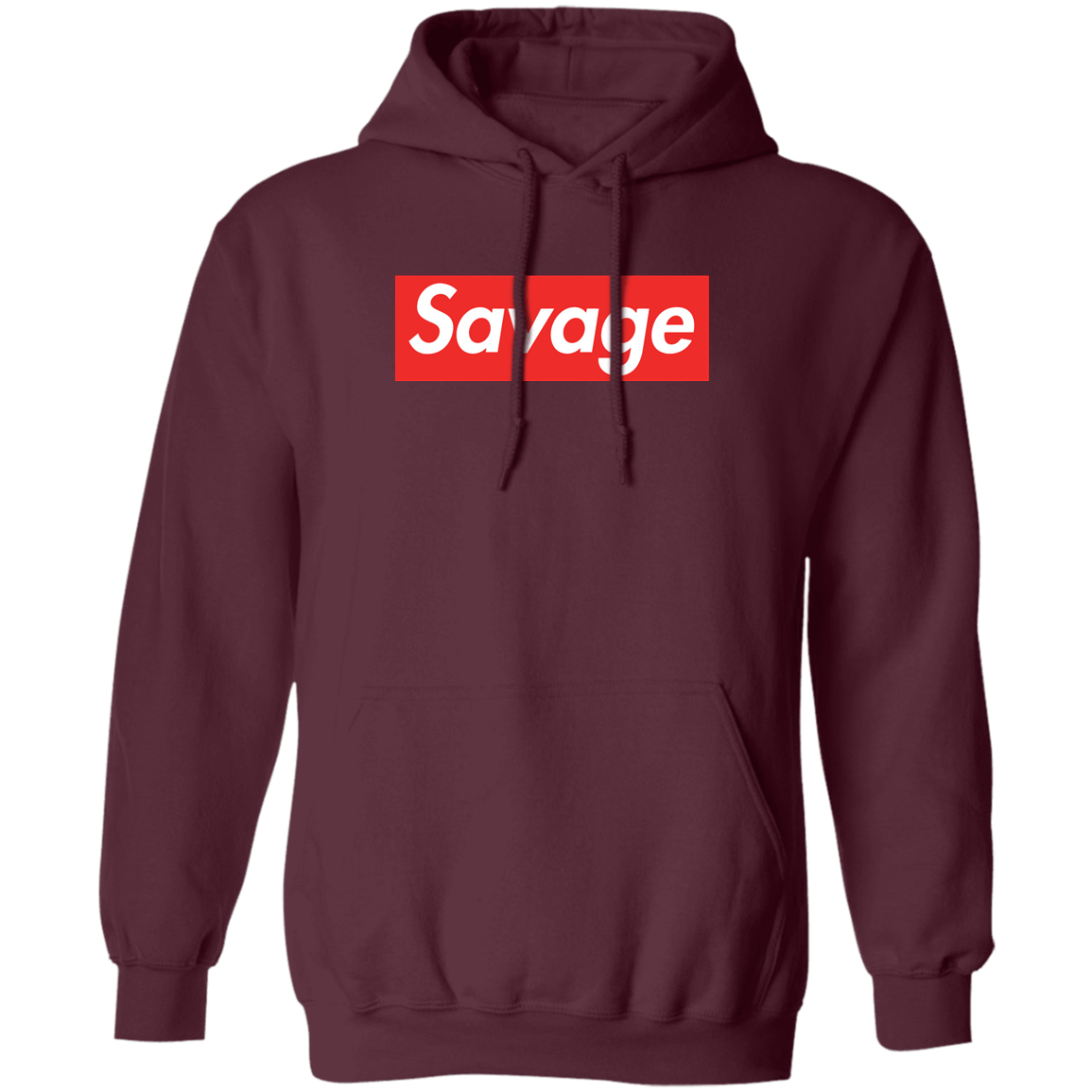 Savage Hoodie - Maroon