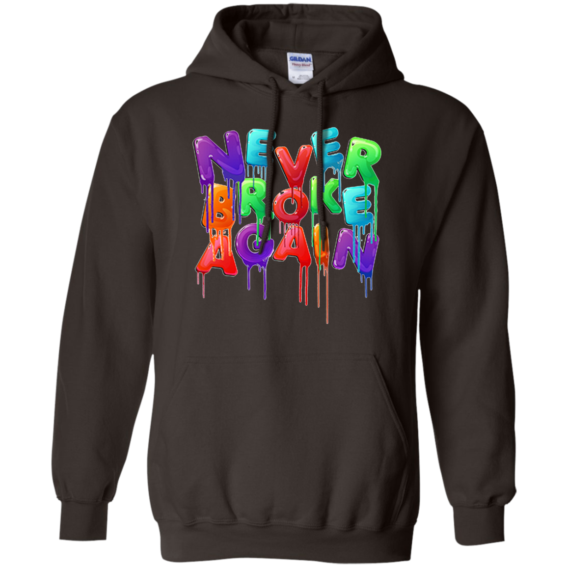 Never Broke Again Hoodie Colorful - NINONINE