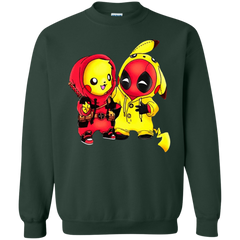 Pikachu Deadpool Sweater - Forest Green - Shipping Worldwide - NINONINE