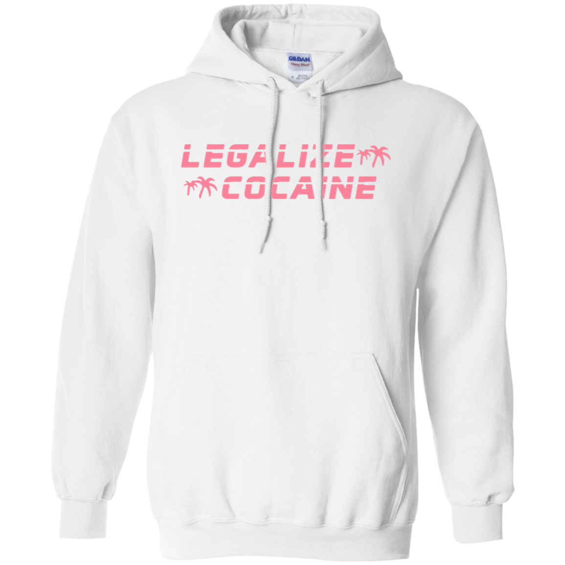 Legalize Cocaine Hoodie - White - Shipping Worldwide - NINONINE