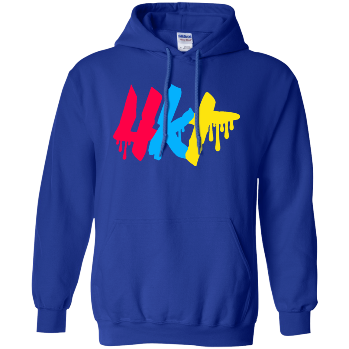 4kt Hoodie - Royal - Shipping Worldwide - NINONINE