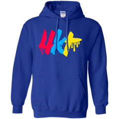 4kt Hoodie - Royal - Shipping Worldwide - NINONINE