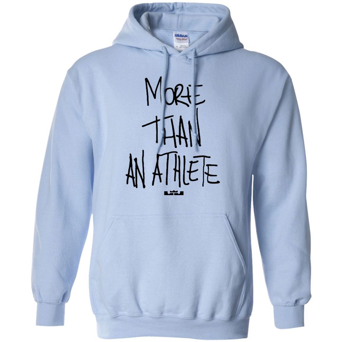 More Than An Athlete Hoodie Light - Light Blue - Shipping Worldwide - NINONINE