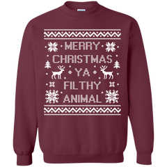 Merry Christmas Ya Filthy Animal Sweater - NINONINE