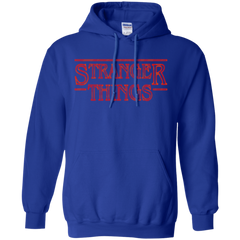 Stranger Things Merch Hoodie - Royal - Shipping Worldwide - NINONINE