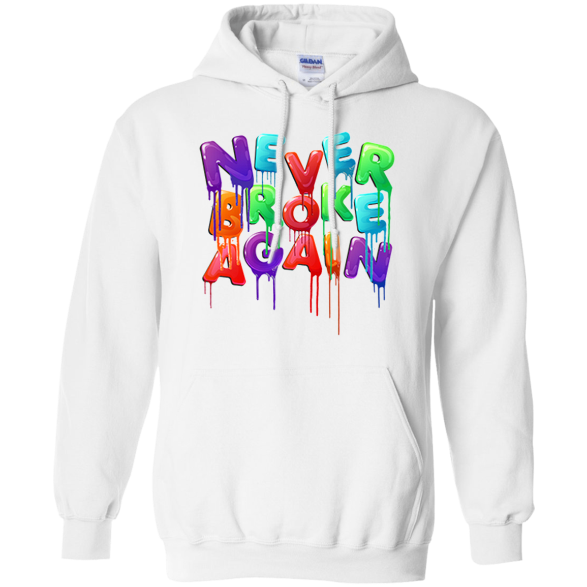 Never Broke Again Hoodie Colorful - NINONINE