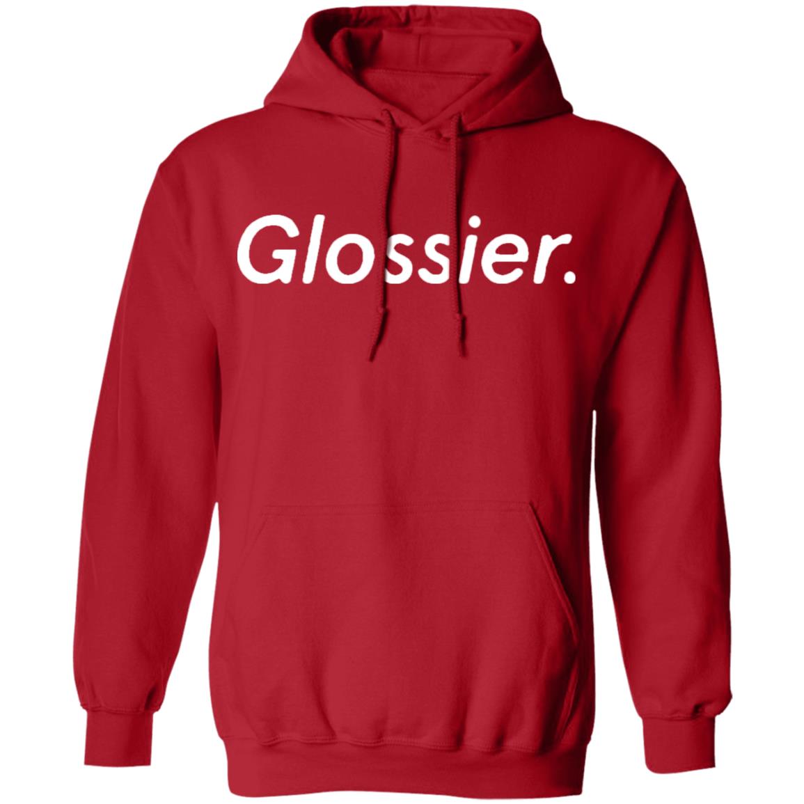 Glossier Hoodie - Red