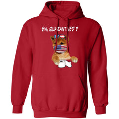 Ew Quarantined Shiba Inu Face Mask Hoodie