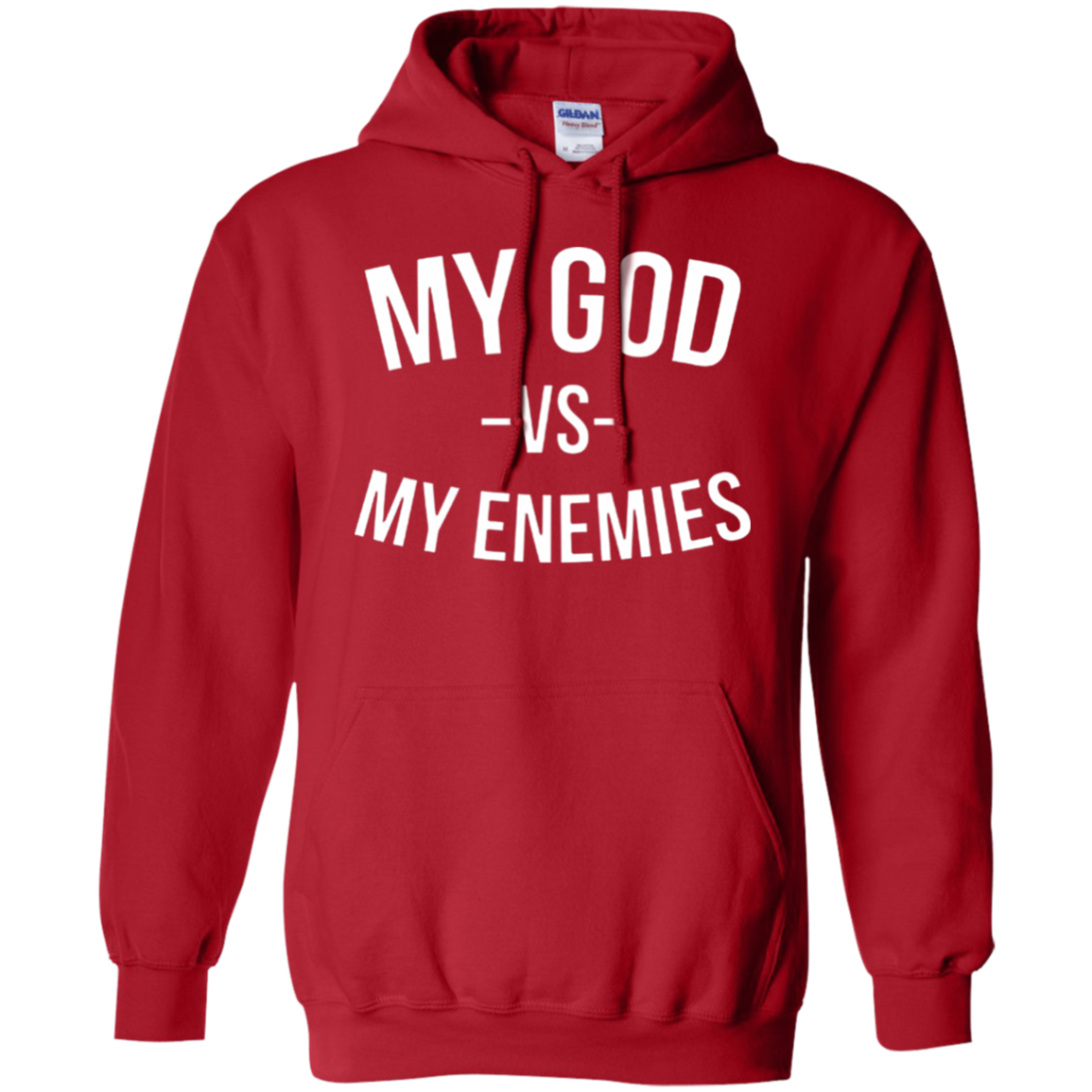 My God Vs My Enemies Hoodie - NINONINE