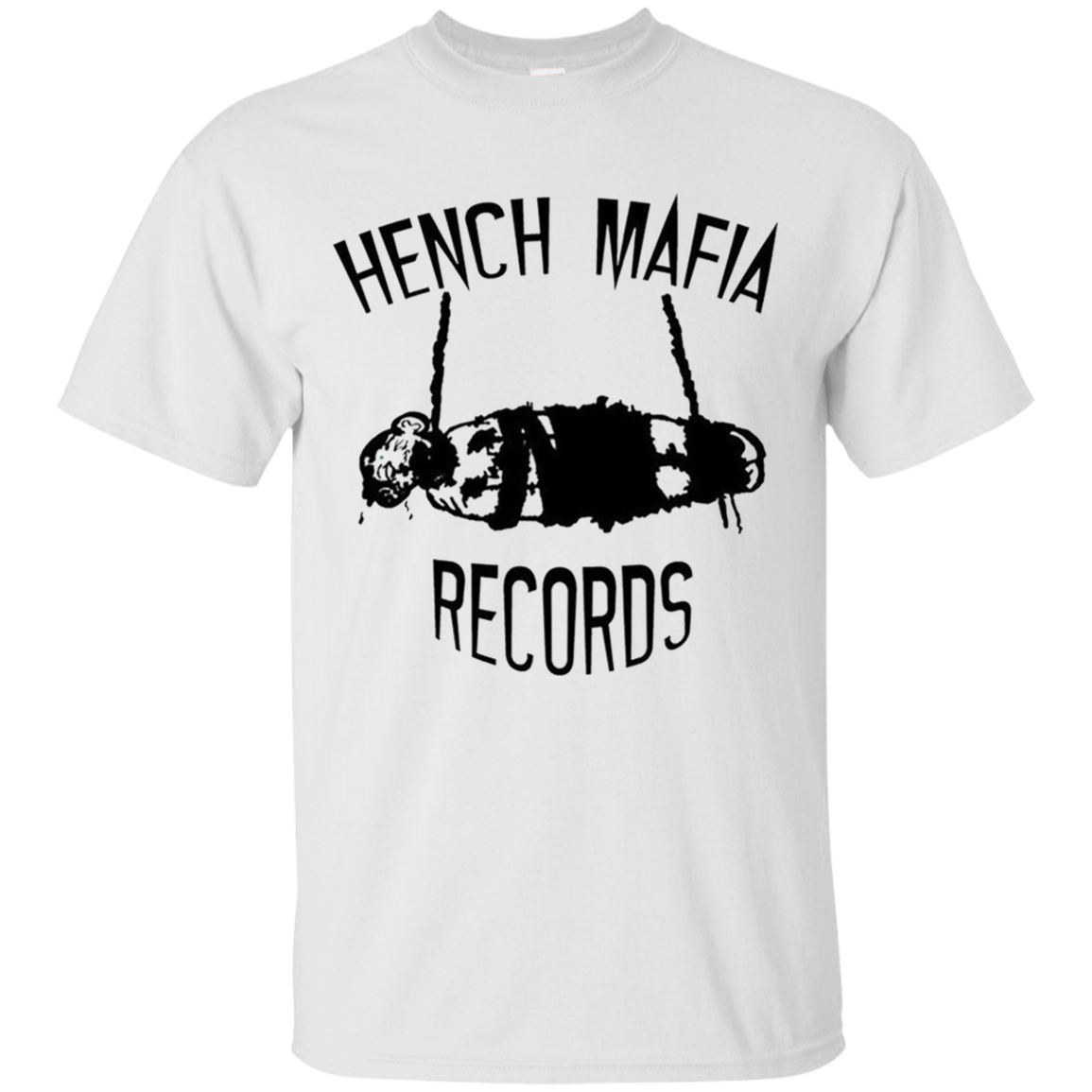 Hench Mafia Records Shirt - White - Shipping Worldwide - NINONINE