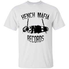 Hench Mafia Records Shirt - White - Shipping Worldwide - NINONINE