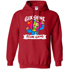 6ix9ine Hoodie - Red - Shipping Worldwide - NINONINE