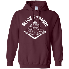 Black Pyramid Hoodie - Maroon - Shipping Worldwide - NINONINE