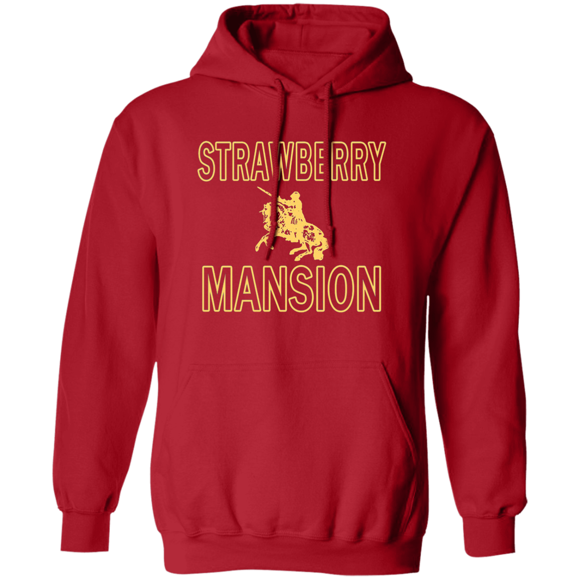 Strawberry Mansion Hoodie - Red - Worldwide Shipping - NINONINE