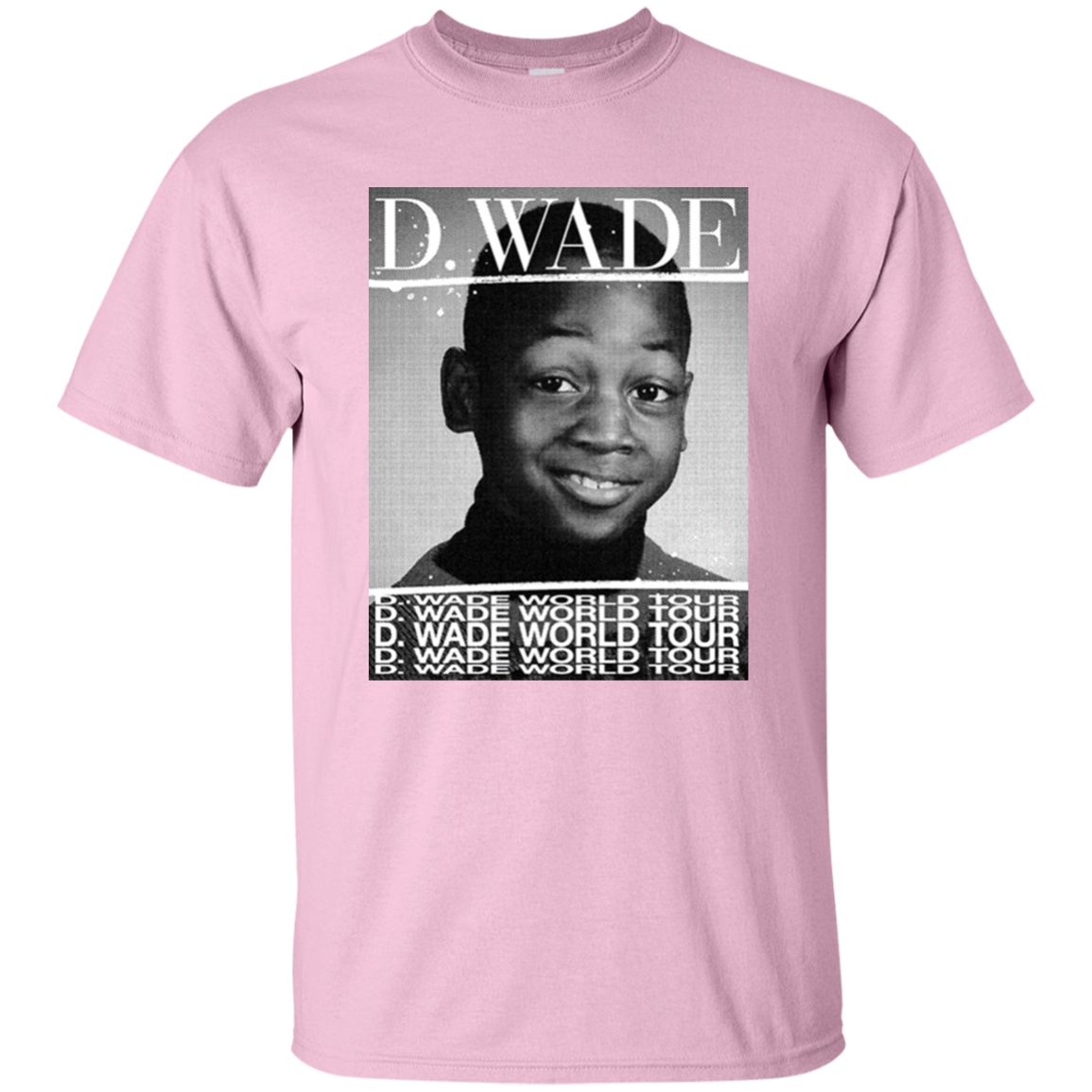 Dwyane Wade World Tour Shirt - Light Pink - Shipping Worldwide - NINONINE