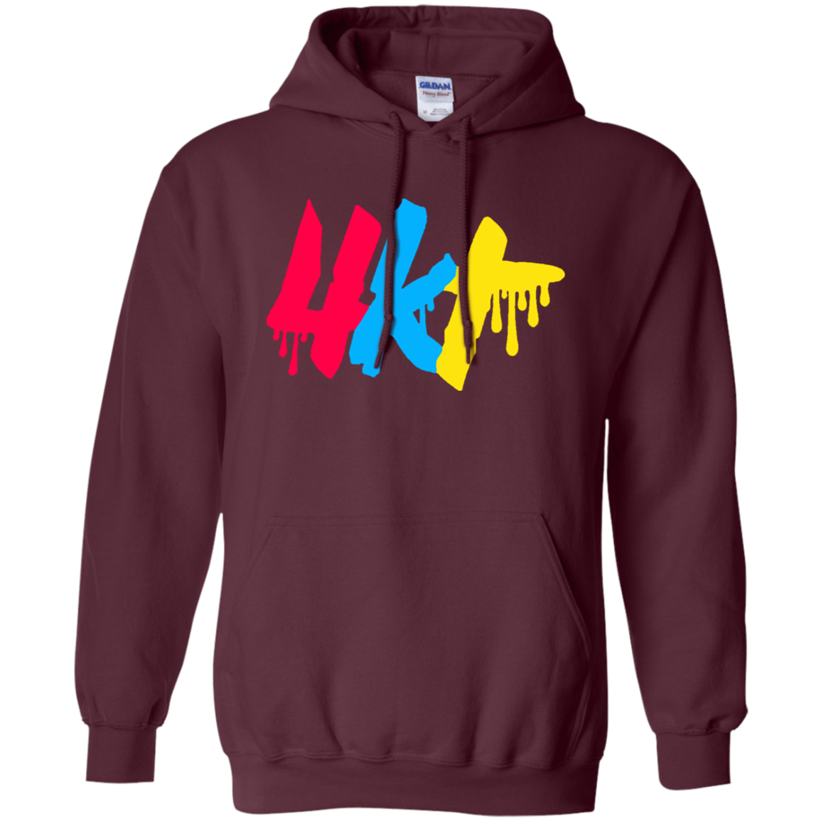 4kt Hoodie - Maroon - Shipping Worldwide - NINONINE