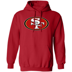 49ers Hoodie - Red - Worldwide Shipping - NINONINE