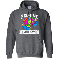 6ix9ine Hoodie - Dark Heather - Shipping Worldwide - NINONINE