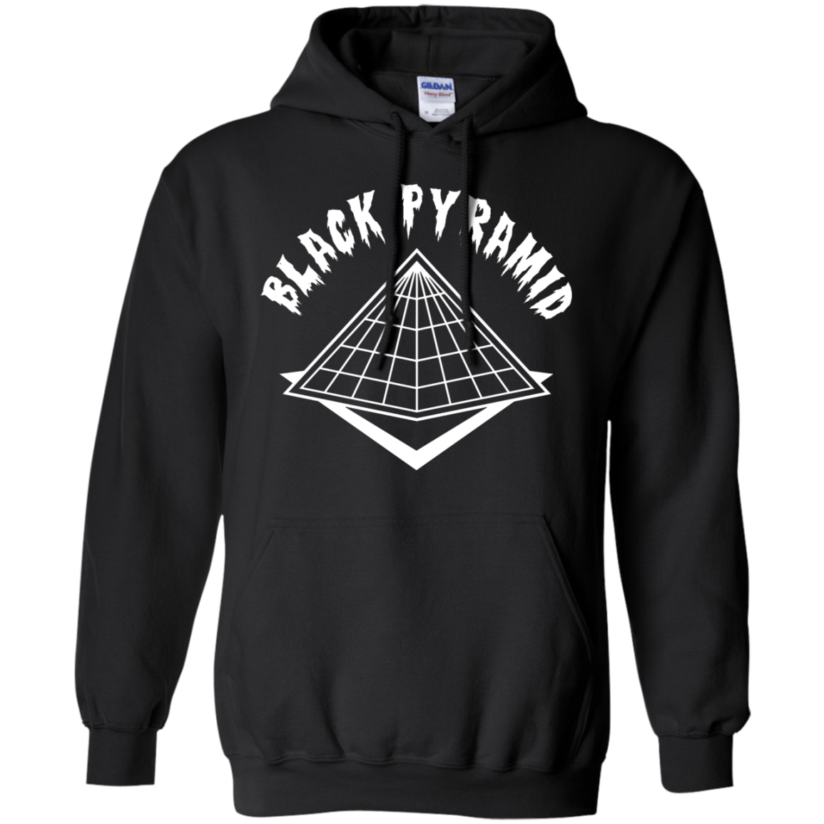 Black Pyramid Hoodie - Black - Shipping Worldwide - NINONINE