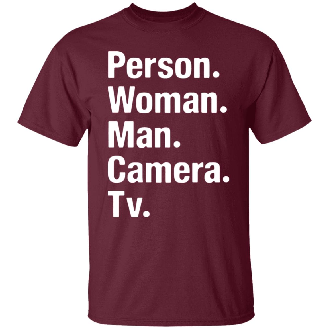 Person Woman Man Camera TV T Shirt