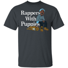 Rappers With Puppies Shirt - Dark Heather