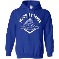 Black Pyramid Hoodie - Royal - Shipping Worldwide - NINONINE