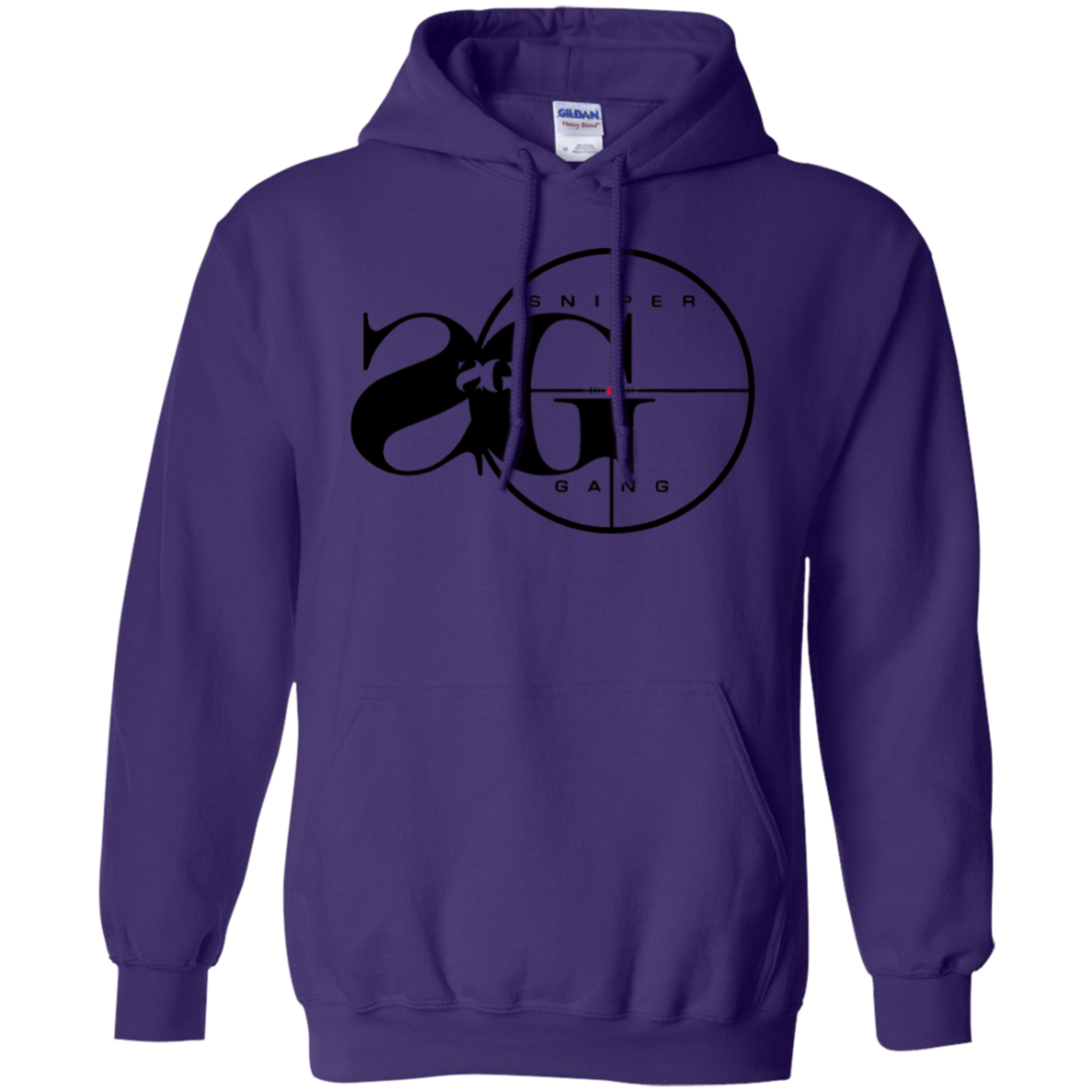 Sniper Gang Hoodie Light - Purple - Shipping Worldwide - NINONINE