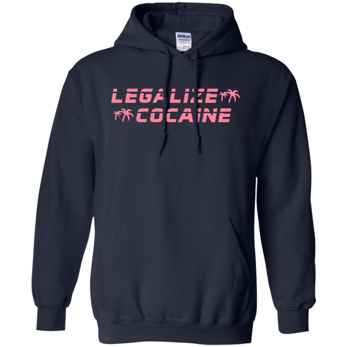 Legalize Cocaine Hoodie - Navy - Shipping Worldwide - NINONINE