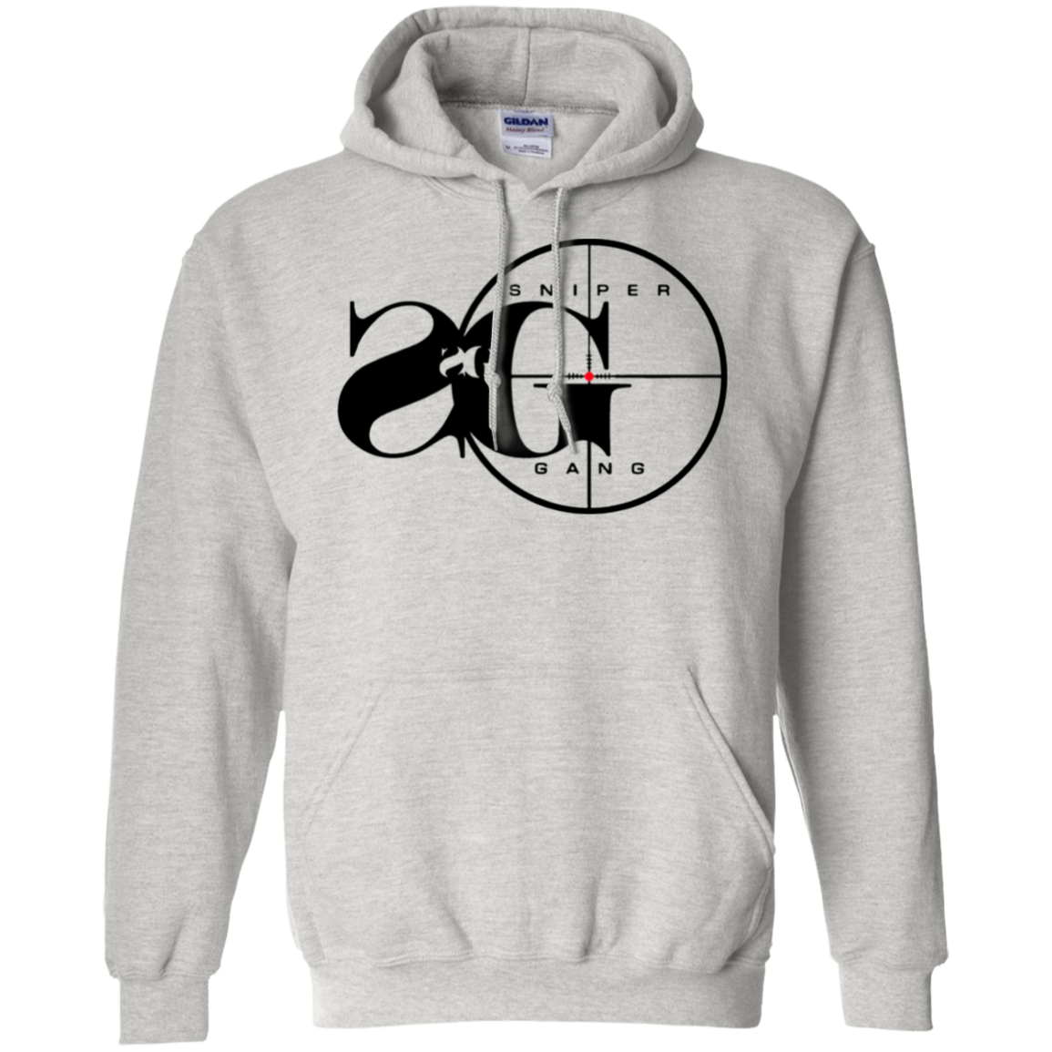 Sniper Gang Hoodie Light - Ash - Shipping Worldwide - NINONINE