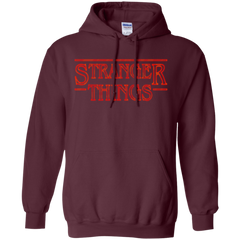 Stranger Things Merch Hoodie - Maroon - Shipping Worldwide - NINONINE