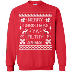 Merry Christmas Ya Filthy Animal Sweater - NINONINE