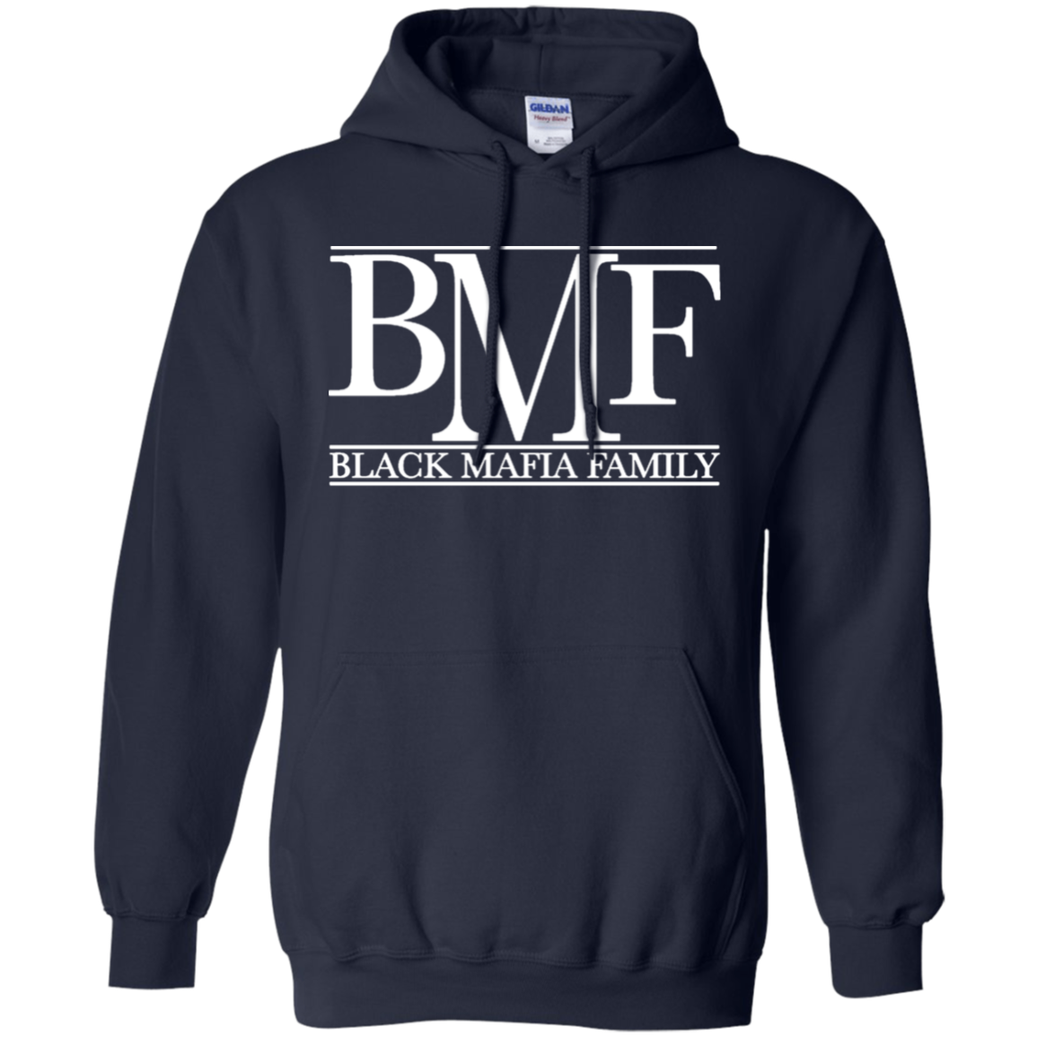 Black Mafia Family Hoodie - Navy - Shipping Worldwide - NINONINE