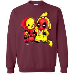 Pikachu Deadpool Sweater - Maroon - Shipping Worldwide - NINONINE