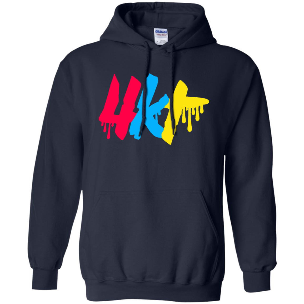 4kt Hoodie - Navy - Shipping Worldwide - NINONINE