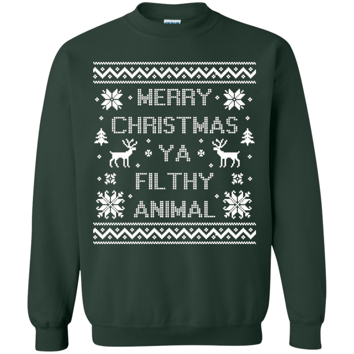 Merry Christmas Ya Filthy Animal Sweater - NINONINE