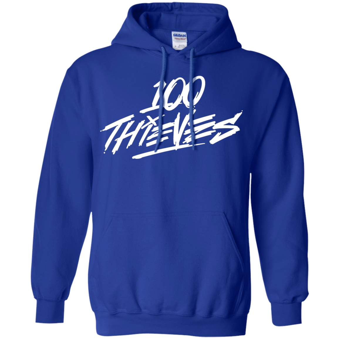 100 Thieves Hoodie - Royal - Shipping Worldwide - NINONINE